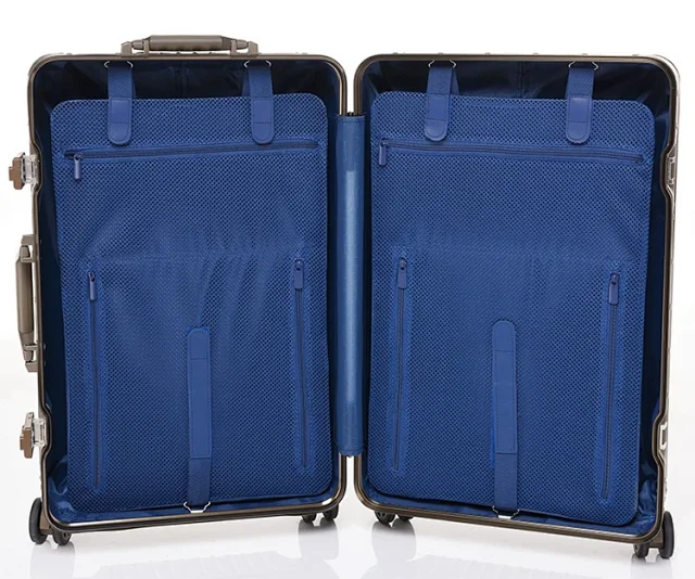 Unbranded Travel Bags Hard-shell ribbed spinner trolley suitcase product detail image 14