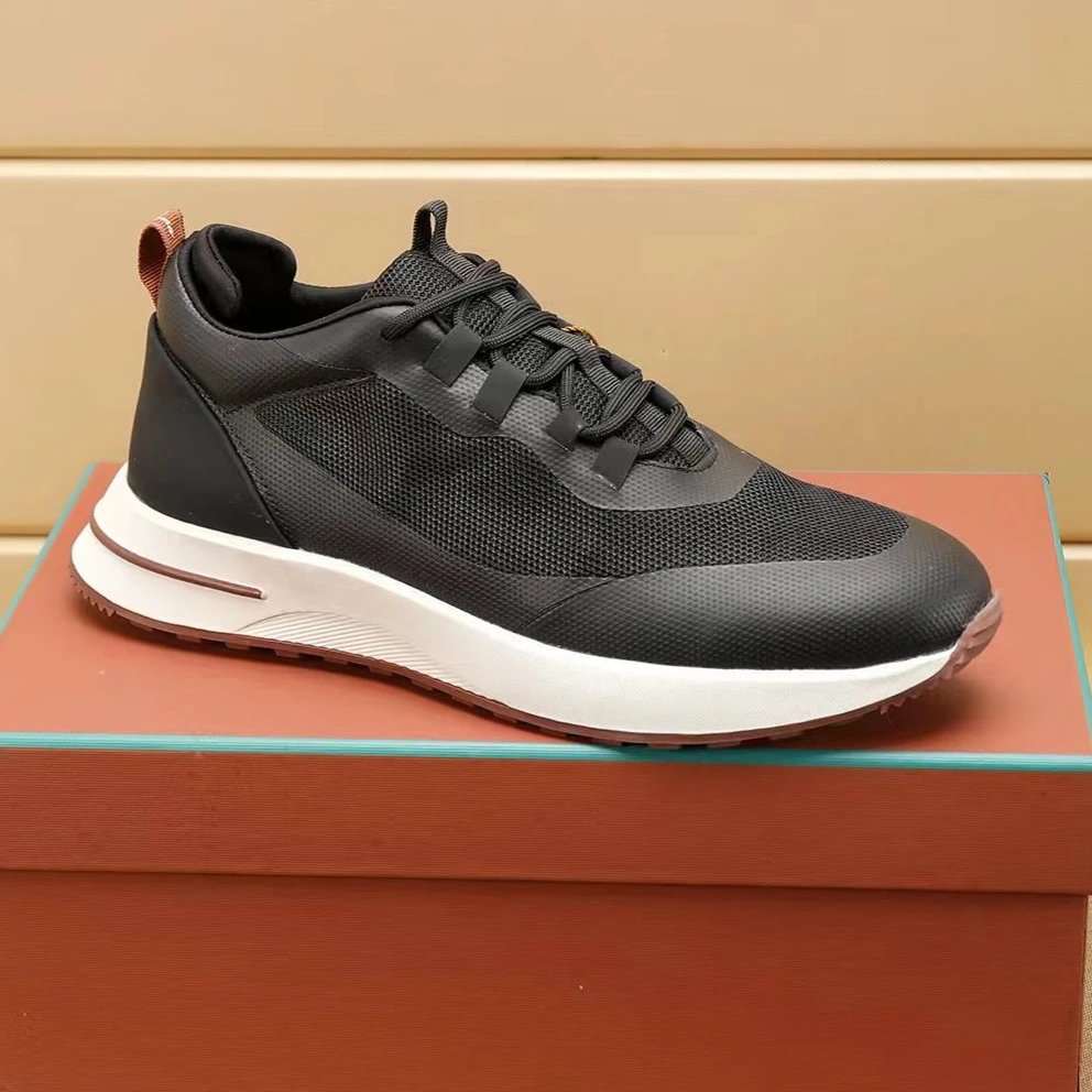 Unbranded Sneakers Mesh Lace-Up with Thick Sole image 3