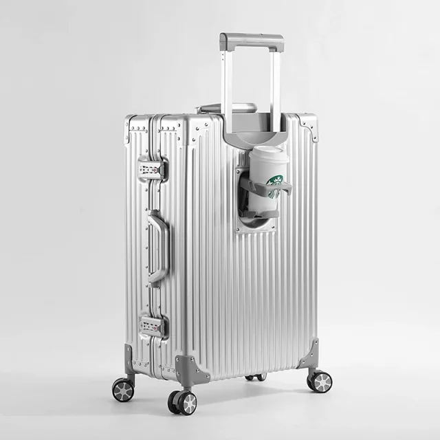 Unbranded Travel Bags Hard-shell ribbed spinner trolley suitcase product detail image 38