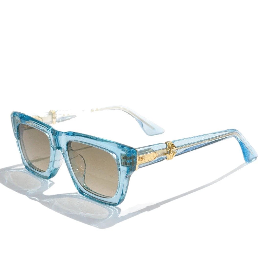 Chrome Hearts Eyewear Oversized square-frame sunglasses with decorative metal temple hardware image 4