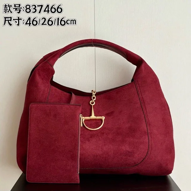 Unbranded Shoulder Bags 837466 horsebit-hardware hobo bag product detail image 1