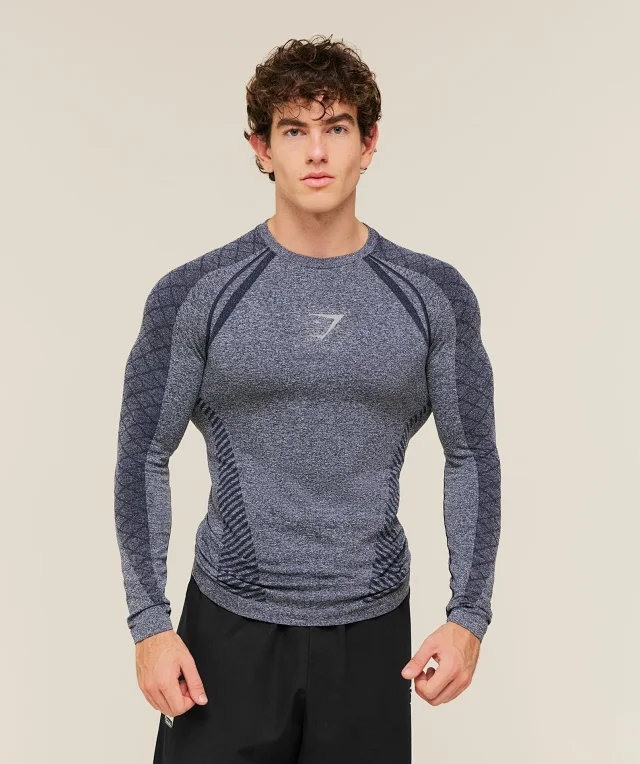 Gymshark Shirts Vital Seamless Long Sleeve T-Shirt product detail image 20