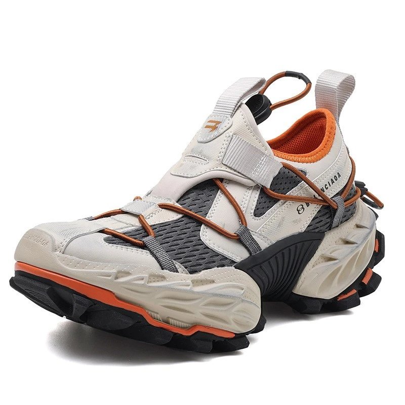 Unbranded Sneakers Chunky trail with bungee laces image 2