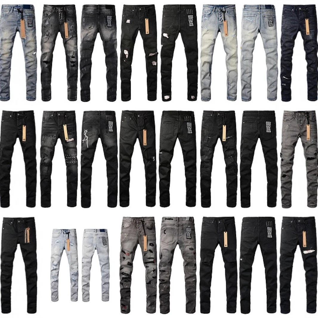 Unbranded Jeans Distressed slim-fit product image