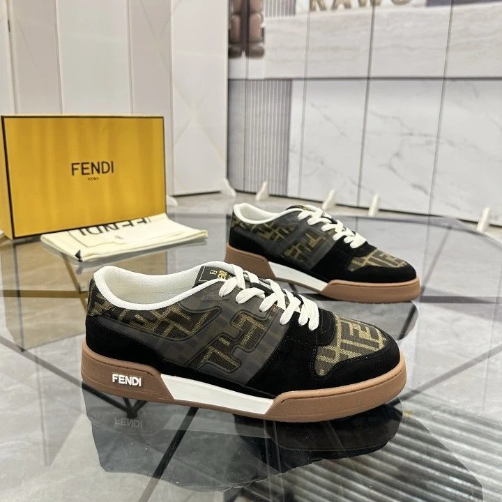 Fendi Sneakers Low-top FF monogram lace-up — Figure 5