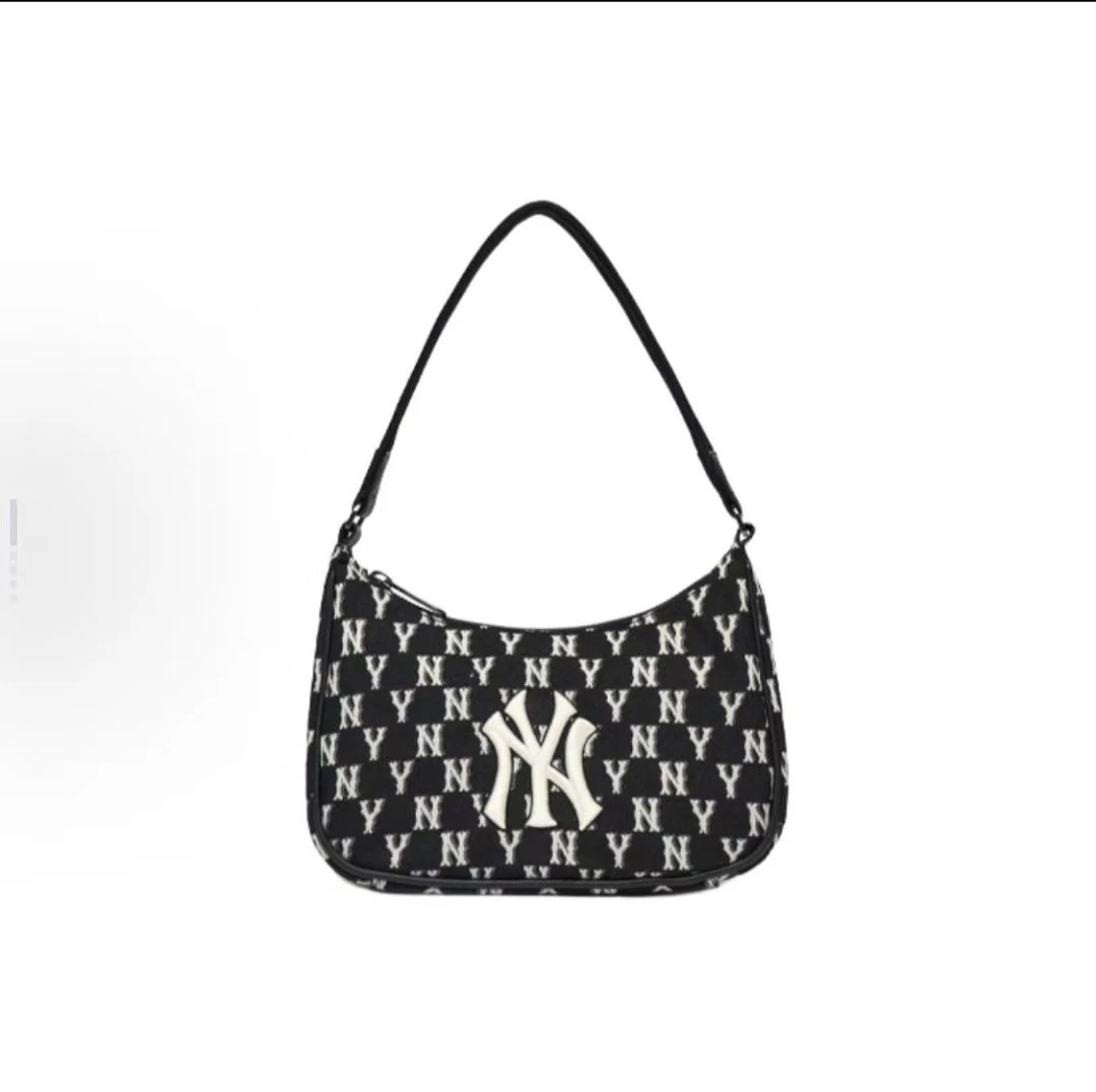 MLB Shoulder Bags NY Monogram Embossed Bag — cowboy armpit black