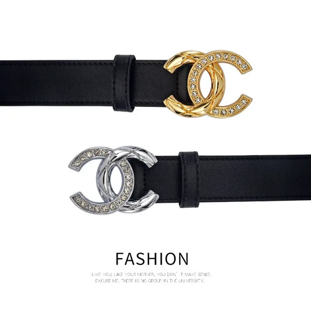 Chanel Belts Rhinestone Interlocking CC Buckle product detail image 5