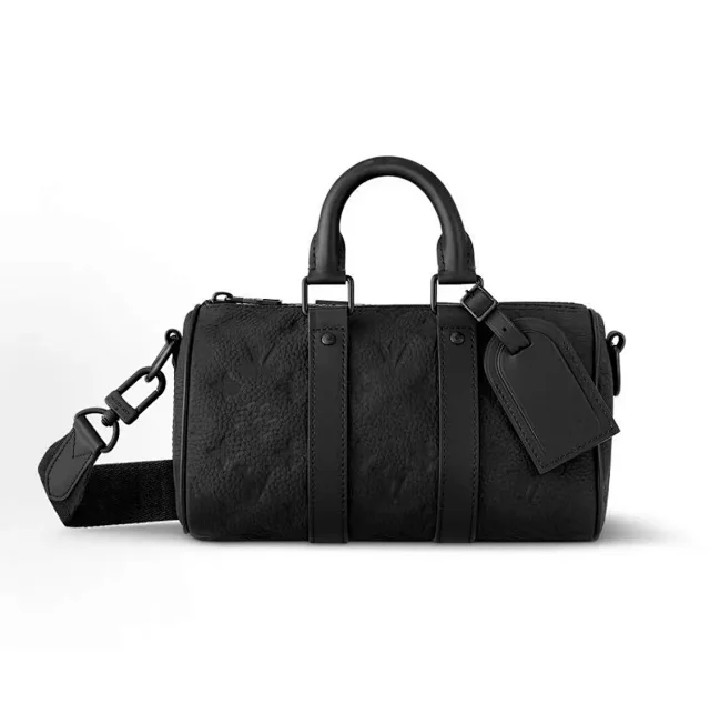 Unbranded Shoulder Bags Mini duffel bag with monogram print and detachable strap product detail image 18