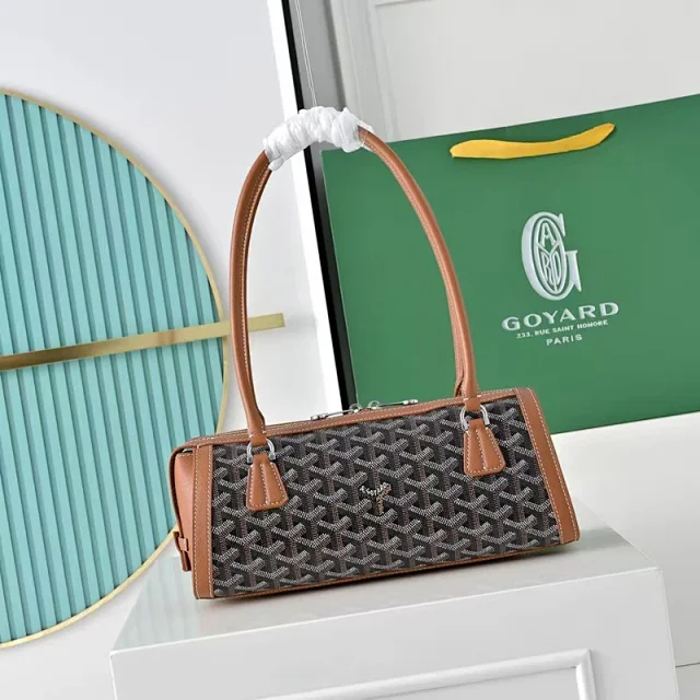 Goyard Shoulder Bags Monogram Canvas Baguette Bag with Long Handles product detail image 4