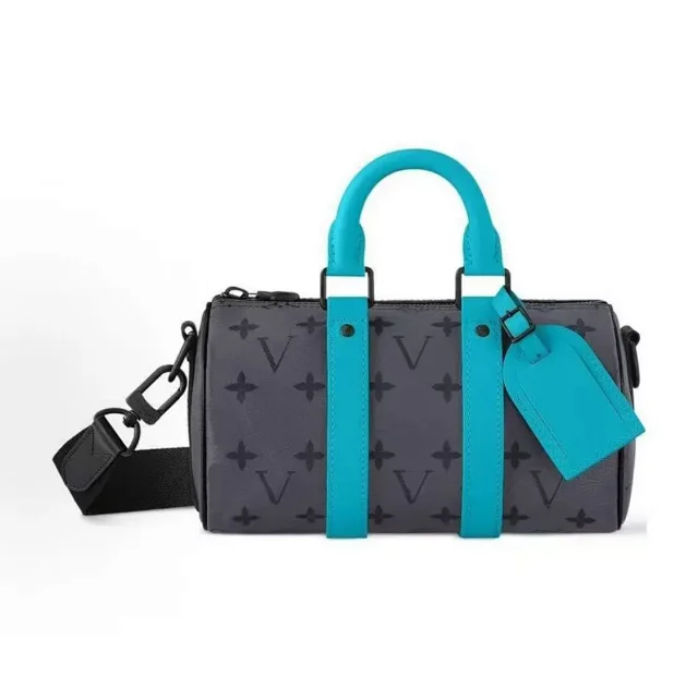 Unbranded Shoulder Bags Mini duffel bag with monogram print and detachable strap product detail image 35
