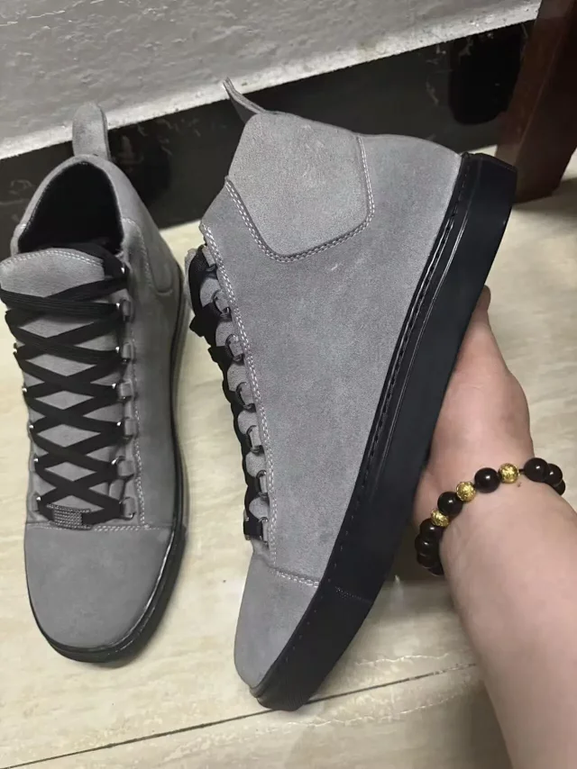 Unbranded Sneakers High-Top Lace-Up with Metal Eyelets product detail image 6