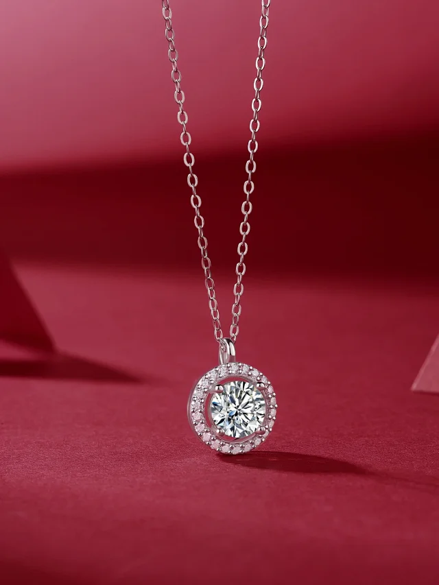 Unbranded Jewelry Moissanite Pendant Necklace product detail image 19