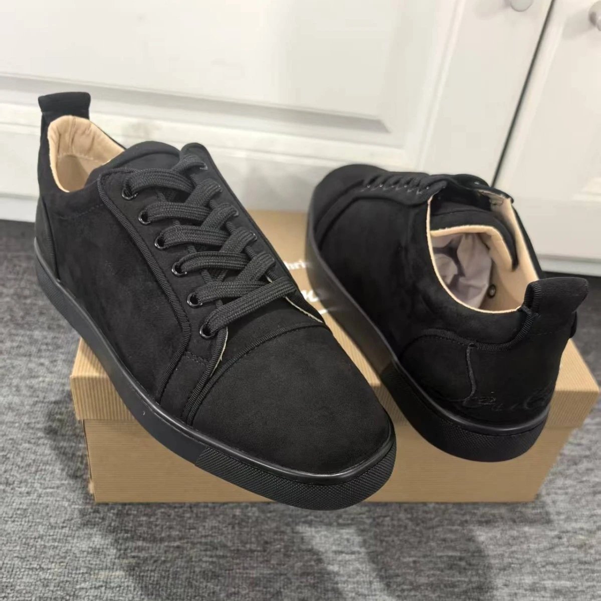 Unbranded Sneakers Low-Top Lace-Up with Studded Toe Cap image 3