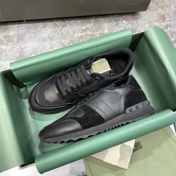 Unbranded Sneakers Low-Top Camouflage Studded — 2
