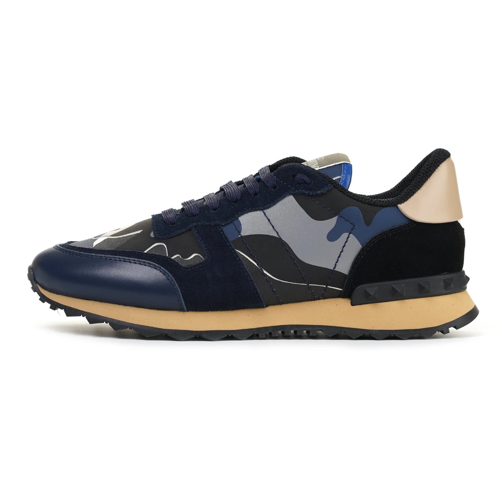 Unbranded Sneakers Low-Top Camouflage Studded — 27