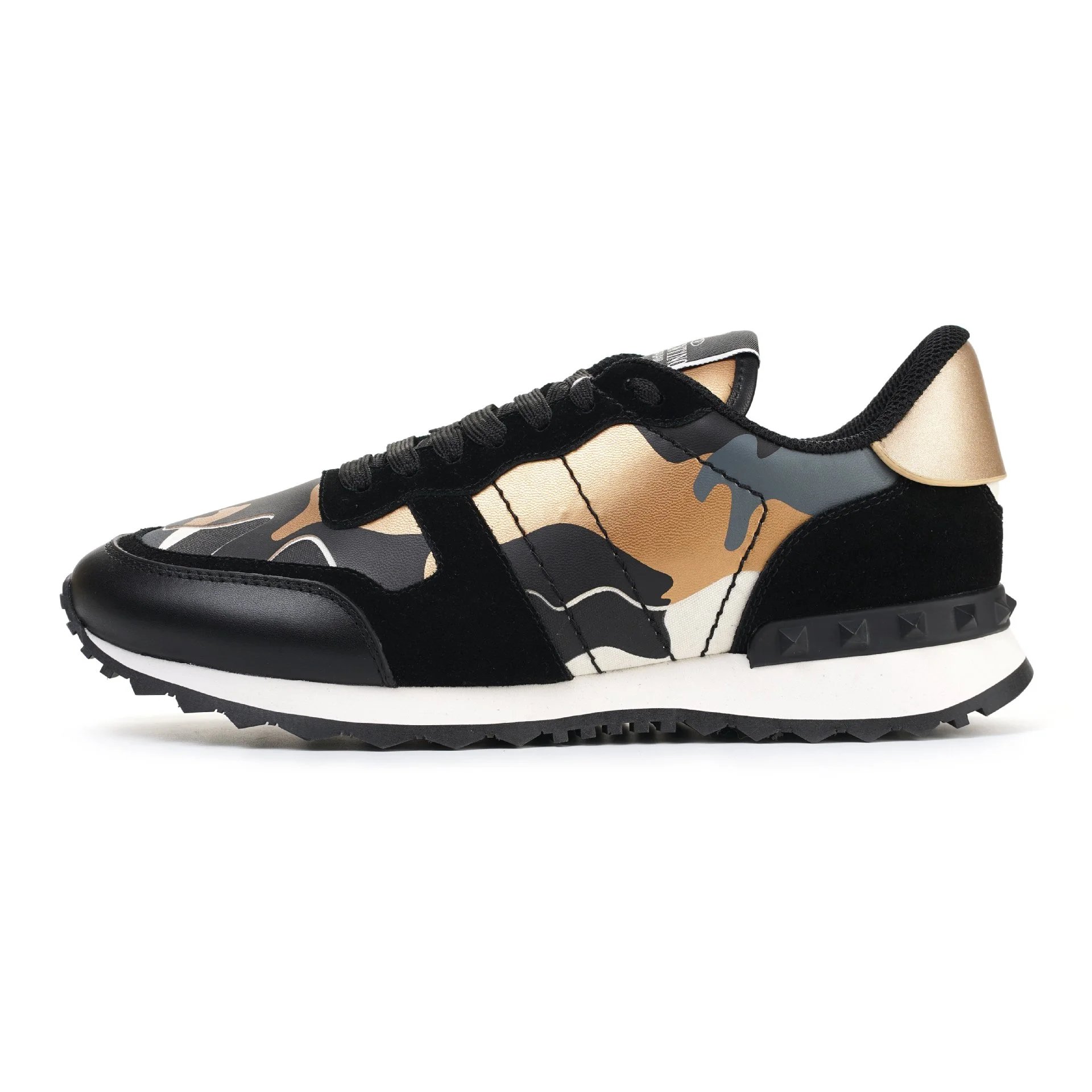 Unbranded Sneakers Low-Top Camouflage Studded — 33