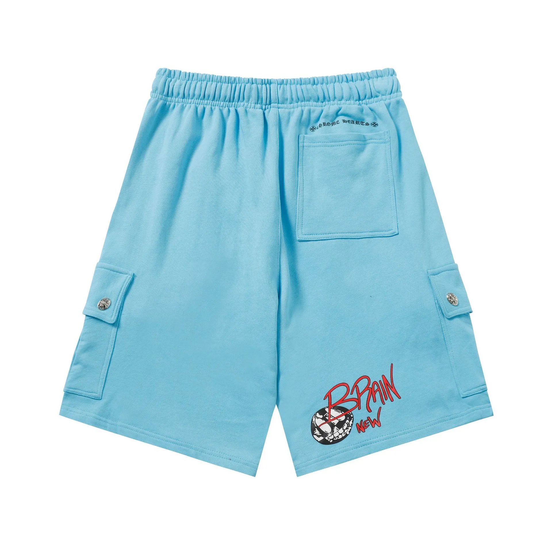 Chrome Hearts Shorts Printed Drawstring — A3001 blue