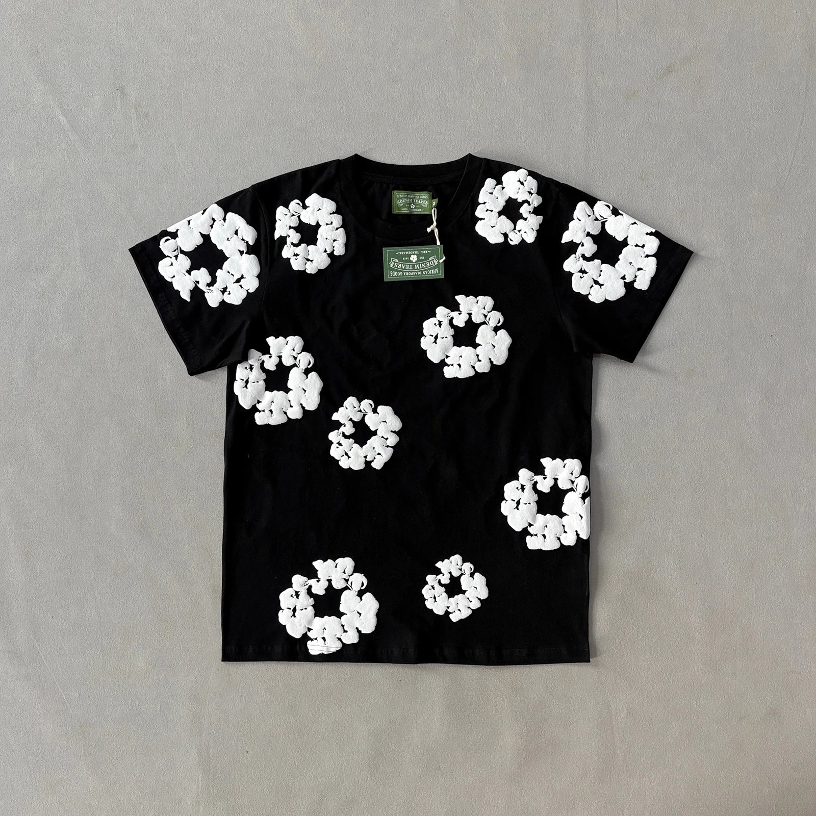 XH03 Black White Print/T-Shirt/High Version