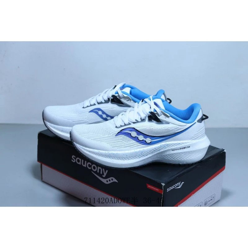 Saucony Sneakers Mesh lace-up running with cushioned sole — 10