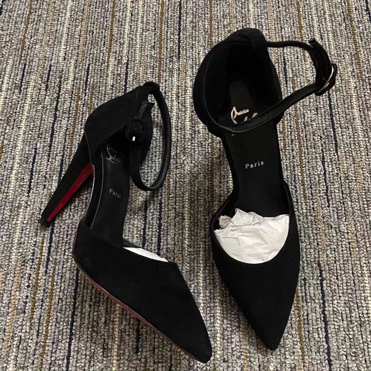 Unbranded High Heels Pointed-Toe Rhinestone Mesh Stiletto Pumps — 17 Wear it yourself and don't shoot it.