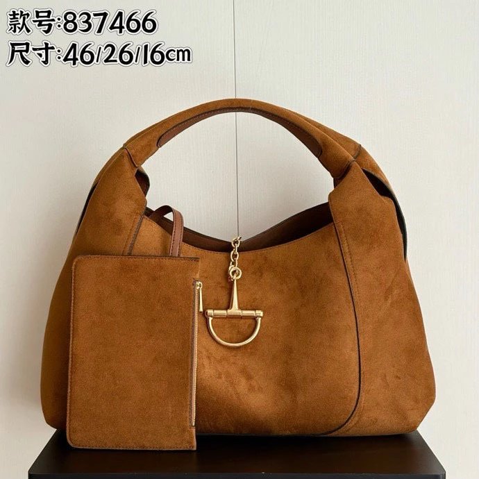 Unbranded Shoulder Bags 837466 horsebit-hardware hobo bag product image
