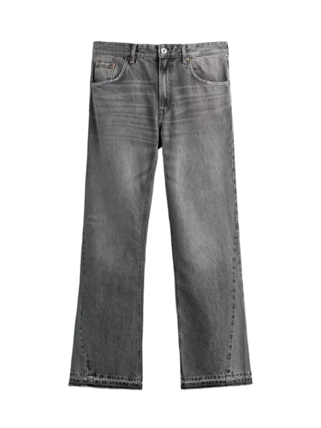 Unbranded Jeans Straight-leg with raw hems product detail image 2