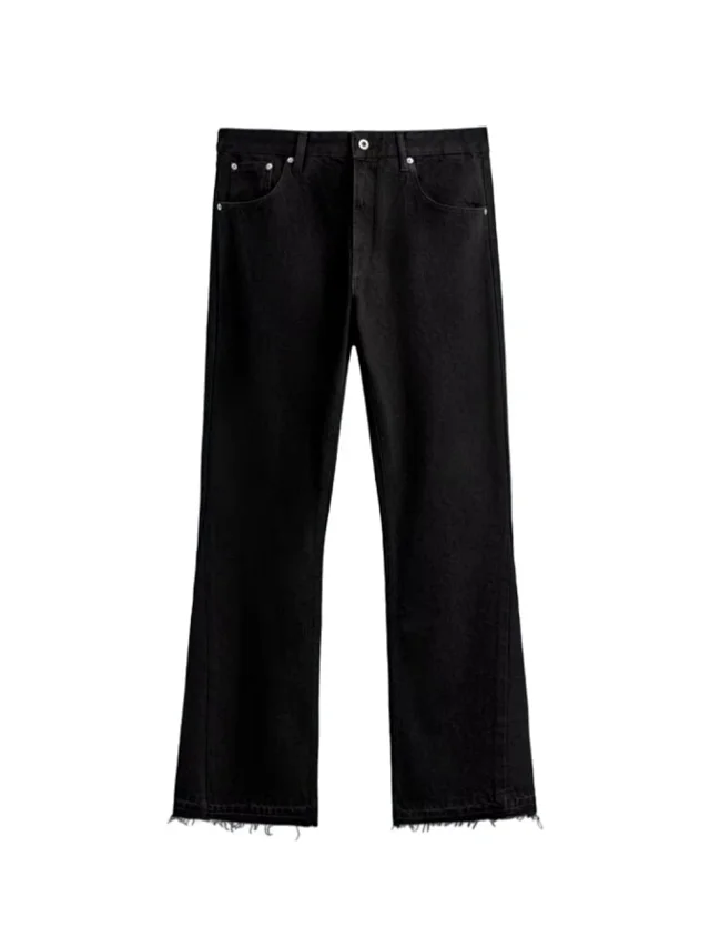 Unbranded Jeans Straight-leg with raw hems product detail image 6