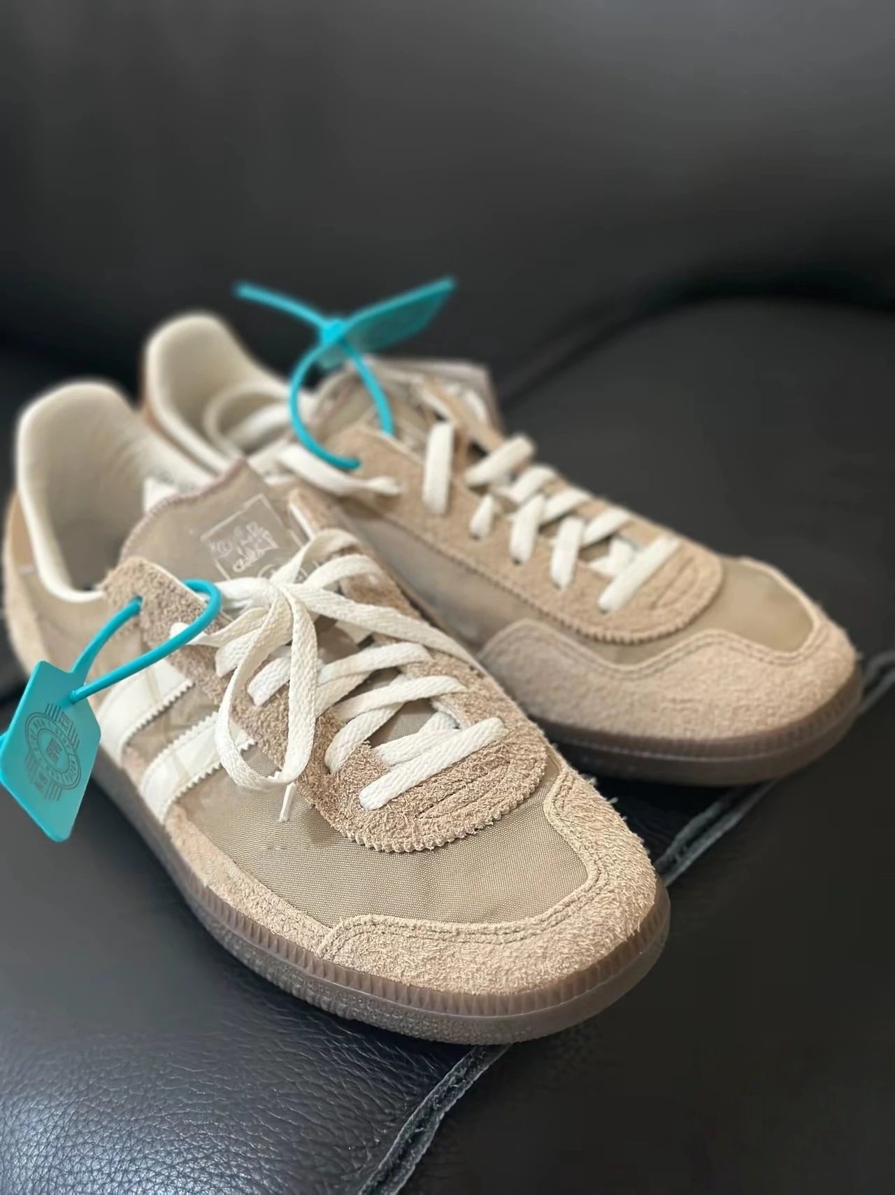 adidas Sneakers Samba low-top with three-stripe side design — Pure original version-10