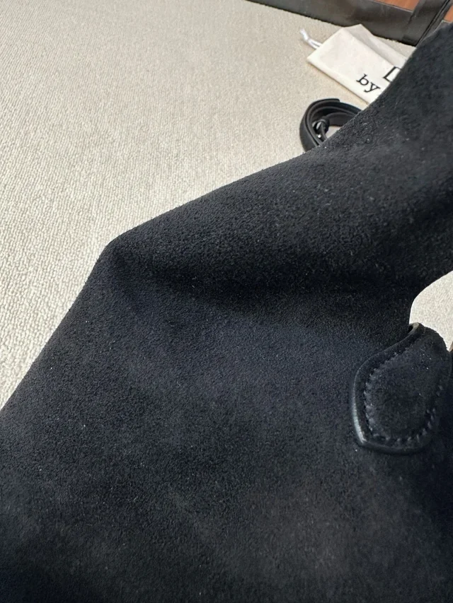 Polo Ralph Lauren Handbags Suede small tote bag with pony embroidery product detail image 14