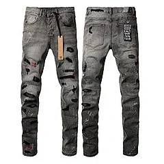 Unbranded Jeans Distressed slim-fit product detail image 6