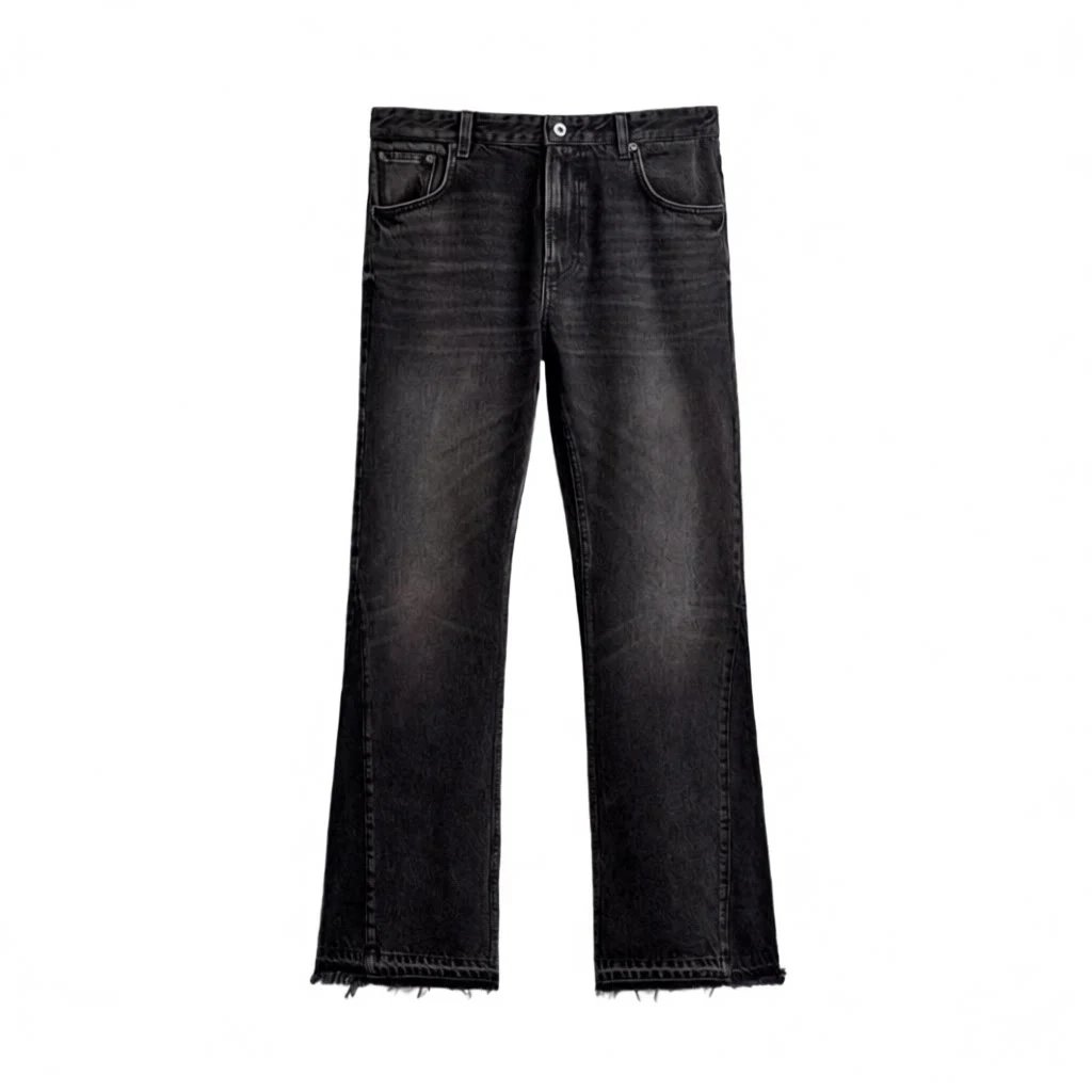 Unbranded Jeans Straight-leg with raw hems image 2
