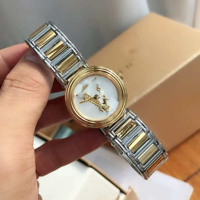 Versace Watches Medusa Motif Greek Key Bezel Metal Bracelet Watch product detail image 23