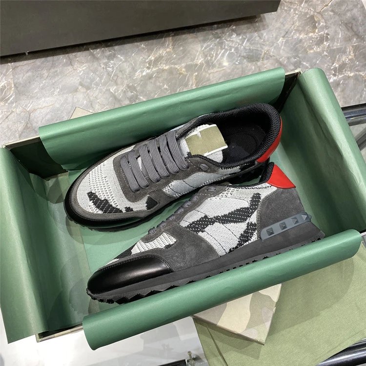 Unbranded Sneakers Low-Top Camouflage Studded — 7