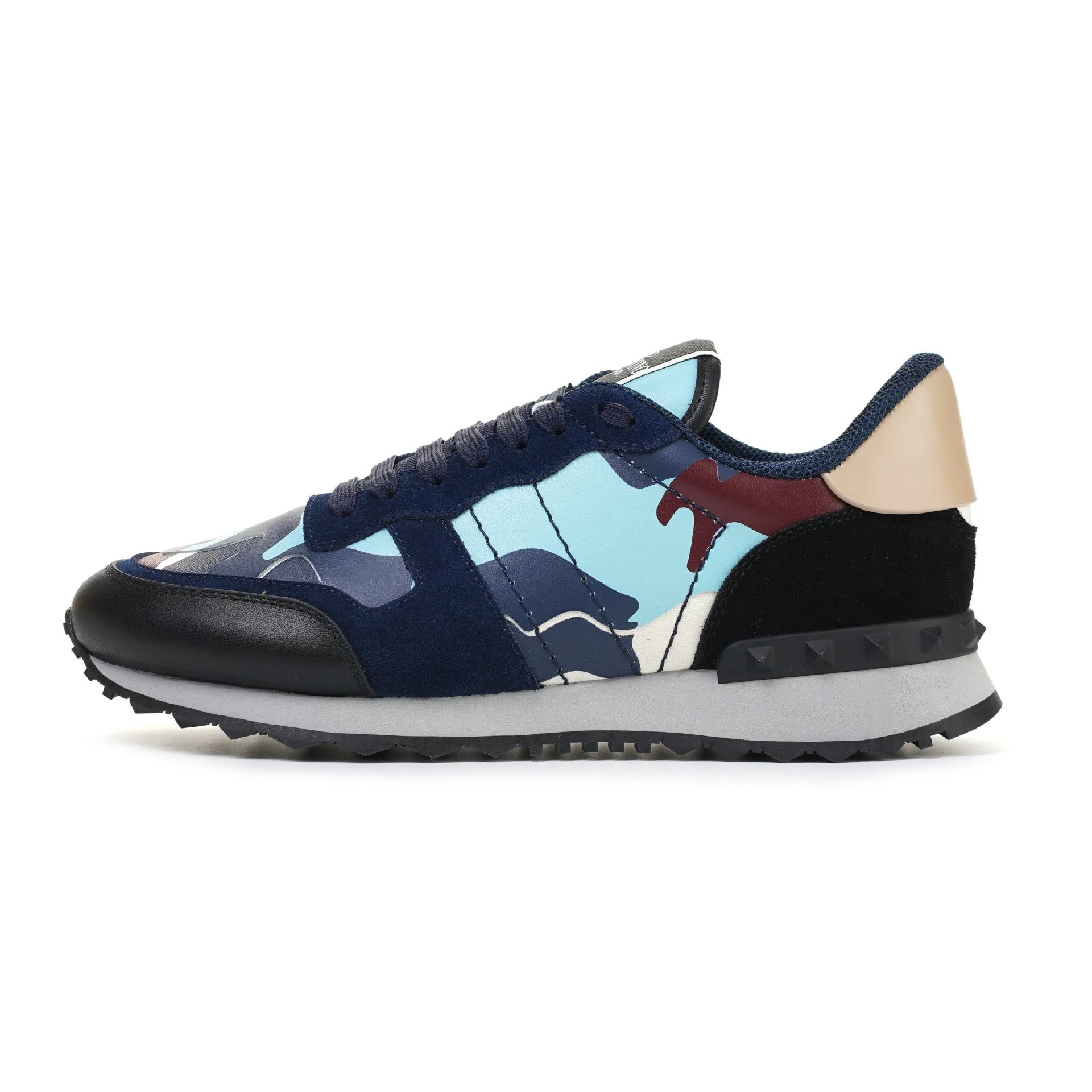 Unbranded Sneakers Low-Top Camouflage Studded — 23