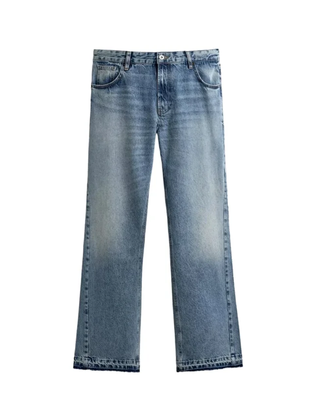Unbranded Jeans Straight-leg with raw hems product detail image 7