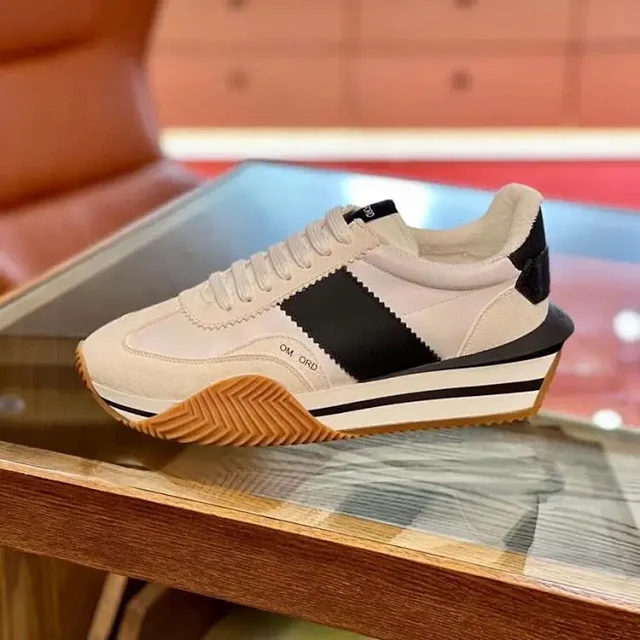 Unbranded Sneakers Low-top lace-up with striped platform soles product detail image 21