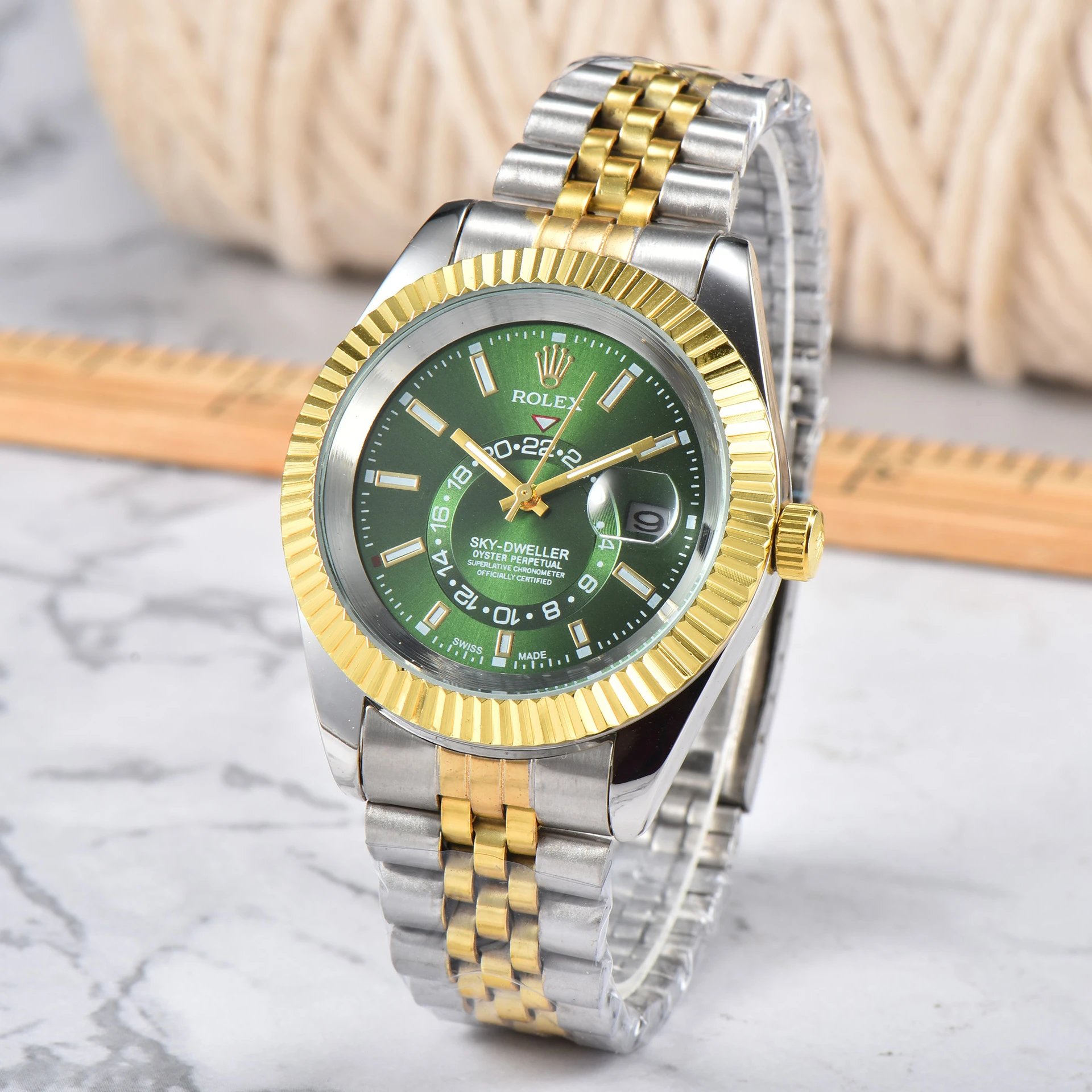 Rolex Watches Sky-Dweller Quartz Watch with Date Window image 5