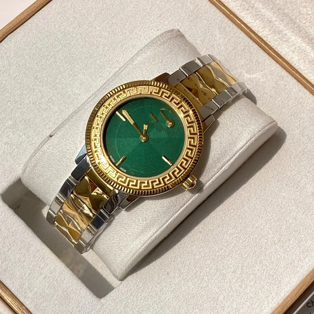Versace Watches Medusa Motif Greek Key Bezel Metal Bracelet Watch product detail image 38