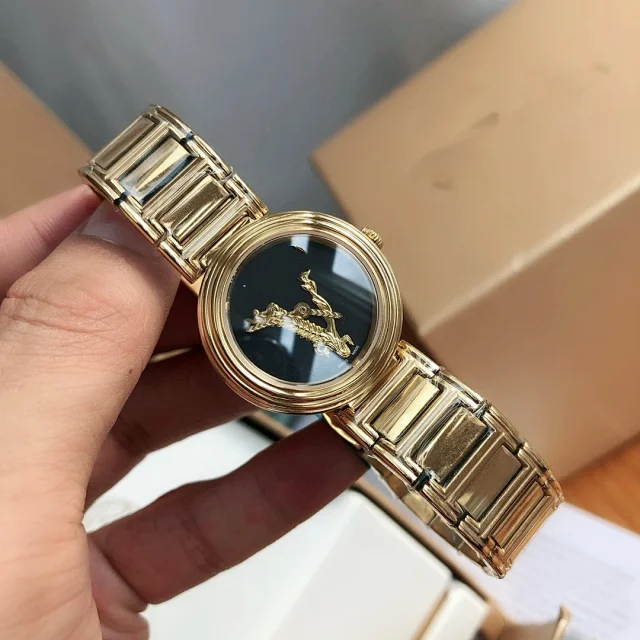 Versace Watches Medusa Motif Greek Key Bezel Metal Bracelet Watch product detail image 39