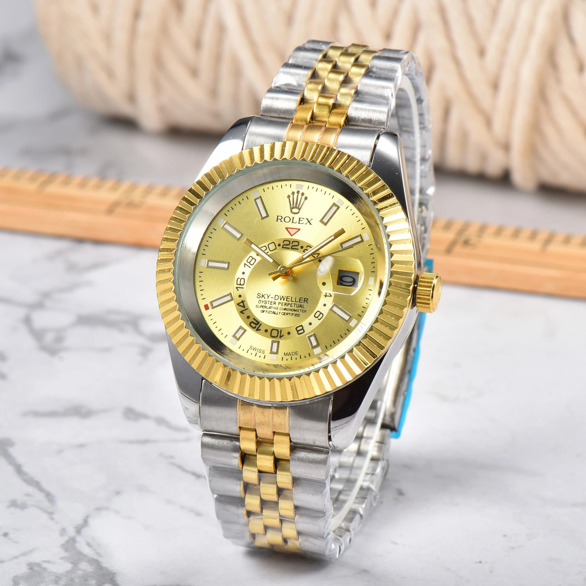 Rolex Watches Sky-Dweller Quartz Watch with Date Window image 2
