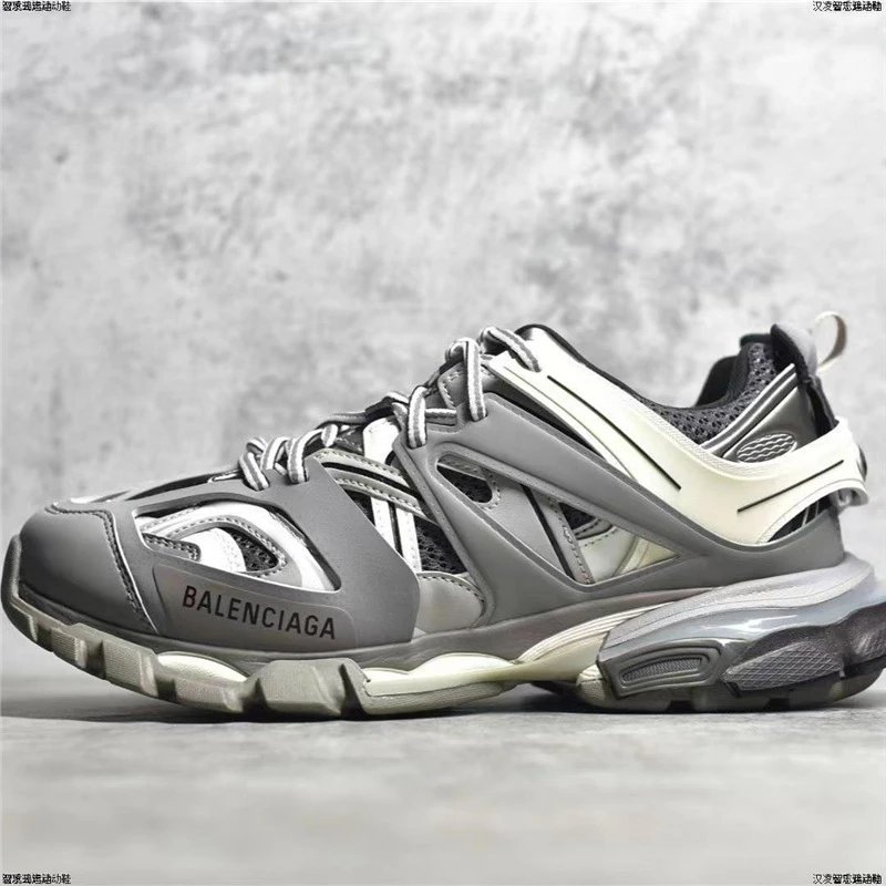 Balenciaga Sneakers Track 3.0 LED — (Correct letter) White ash