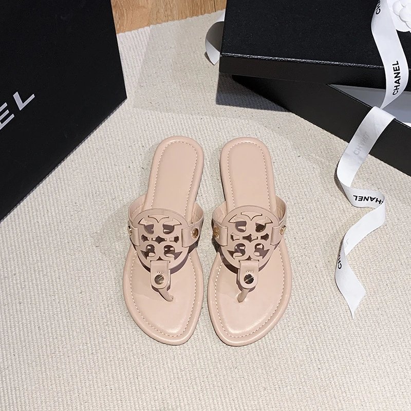 Tory Burch Sandals Double-T Logo Thong Flat image 4