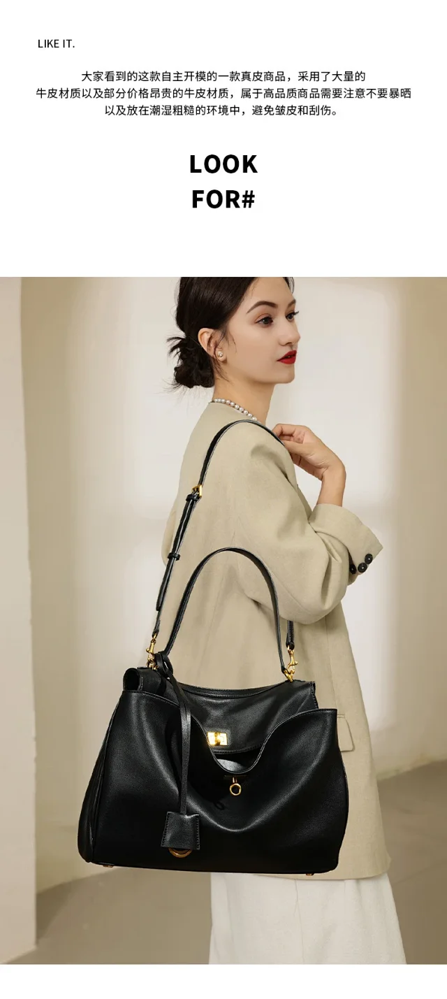 Unbranded Handbags Top-handle handbag with flap and turn-lock closure product detail image 10
