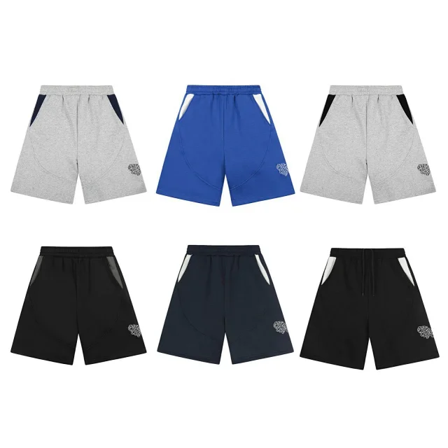 Mertra Shorts Contrast-Trim Embroidered Logo product detail image 2