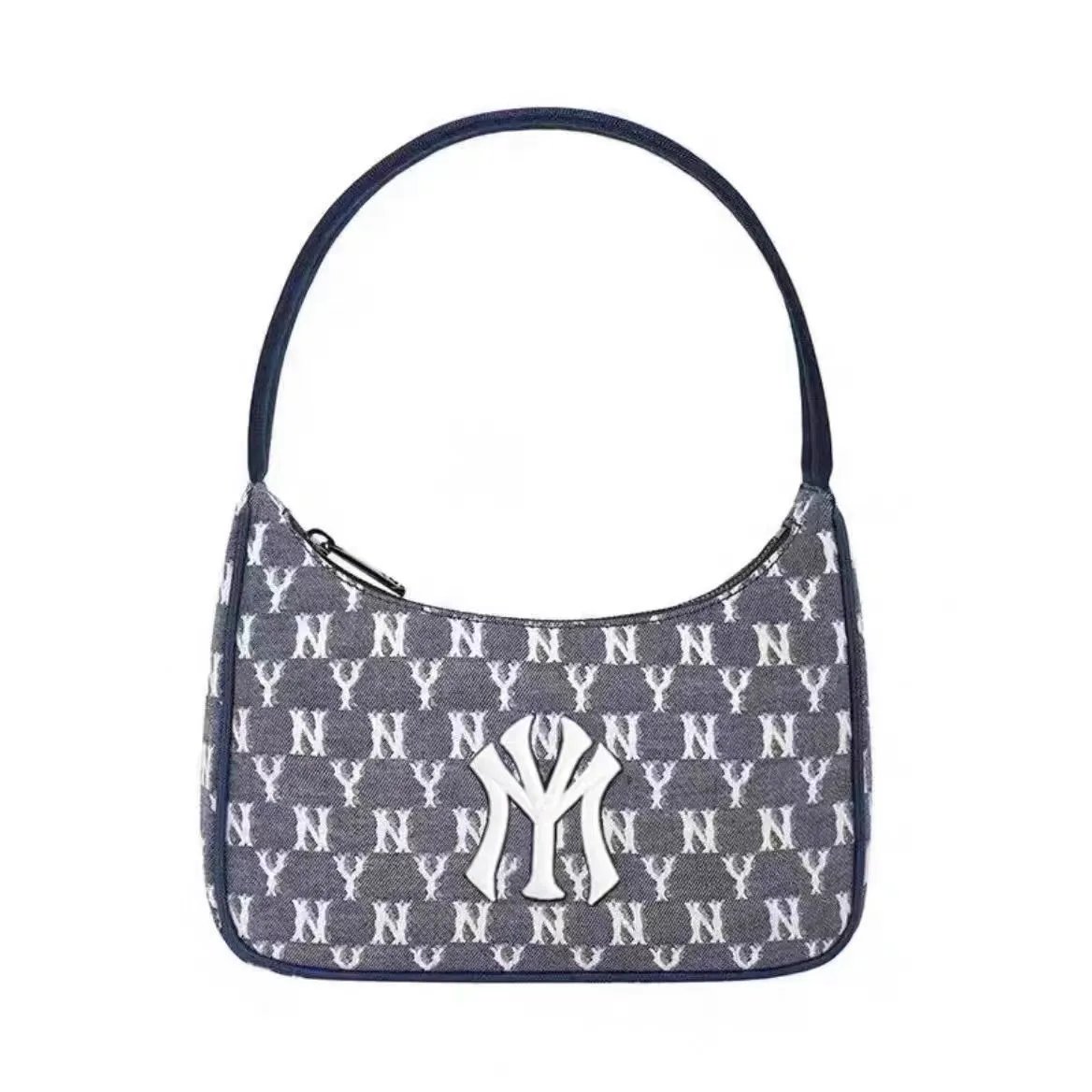 MLB Shoulder Bags NY Monogram Embossed Bag — cowboy armpit blue