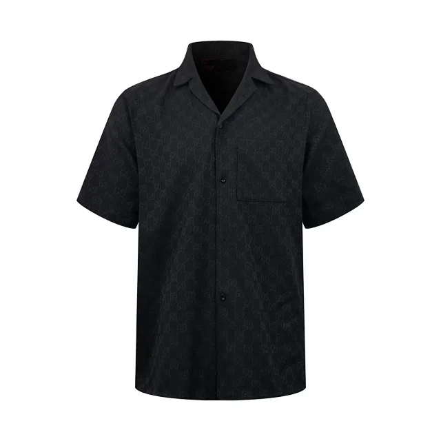 Gucci GG monogram short-sleeve shirt and shorts product detail image 9