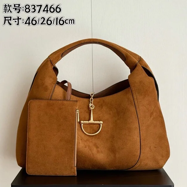 Unbranded Shoulder Bags 837466 horsebit-hardware hobo bag product detail image 4