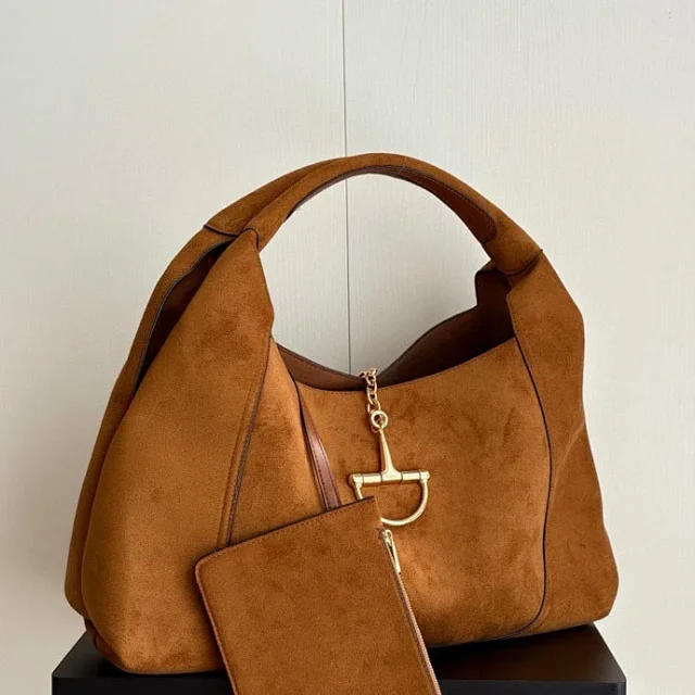 Unbranded Shoulder Bags 837466 horsebit-hardware hobo bag product detail image 5