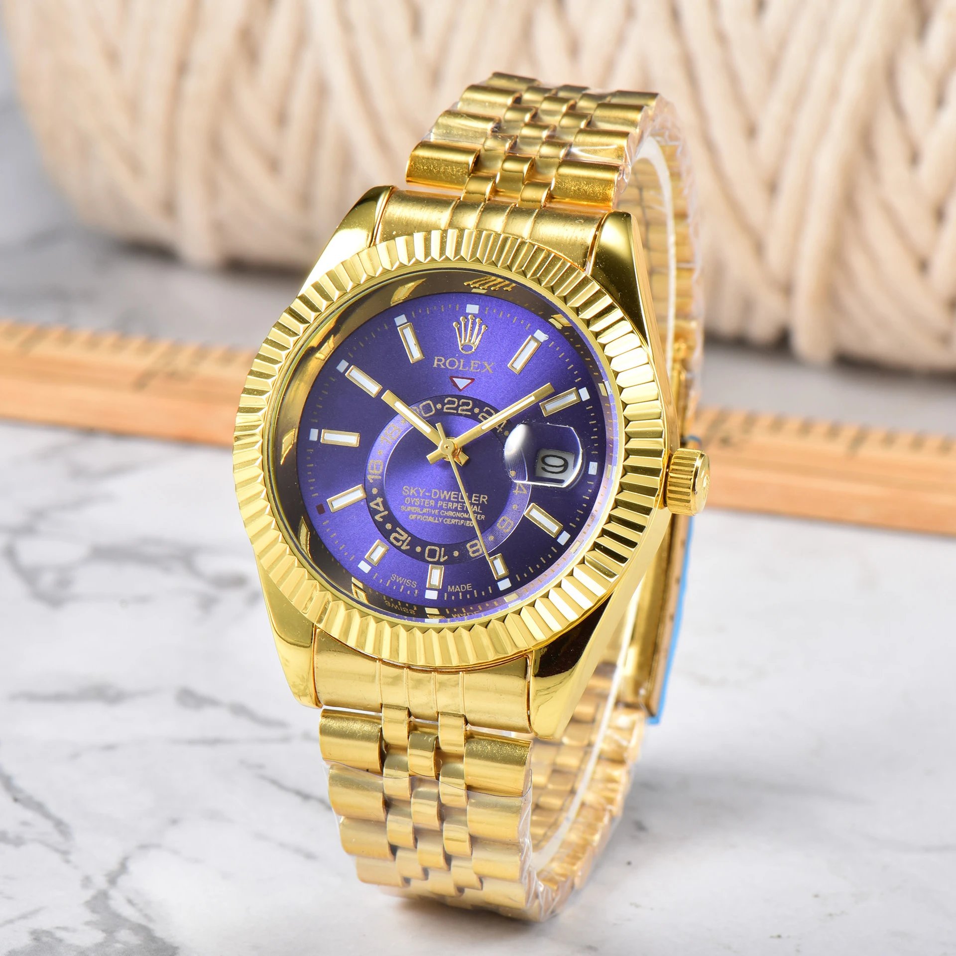 Rolex Watches Sky-Dweller Quartz Watch with Date Window — ty10