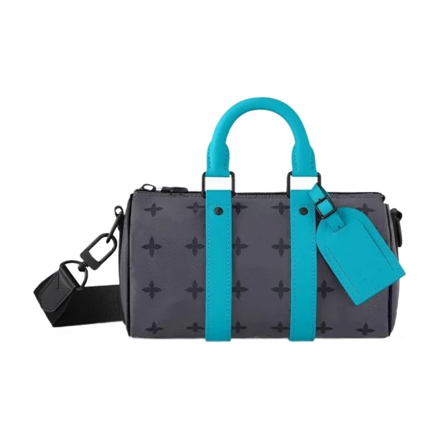 Unbranded Shoulder Bags Mini duffel bag with monogram print and detachable strap product detail image 41